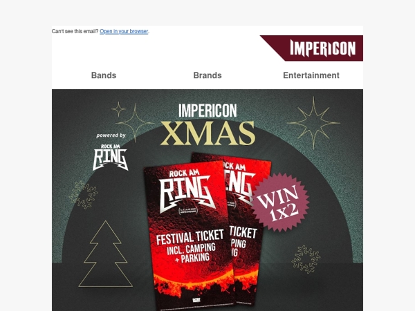 🎁 Deurtje 20: Win 1x2 tickets voor Rock Am Ring 2026!