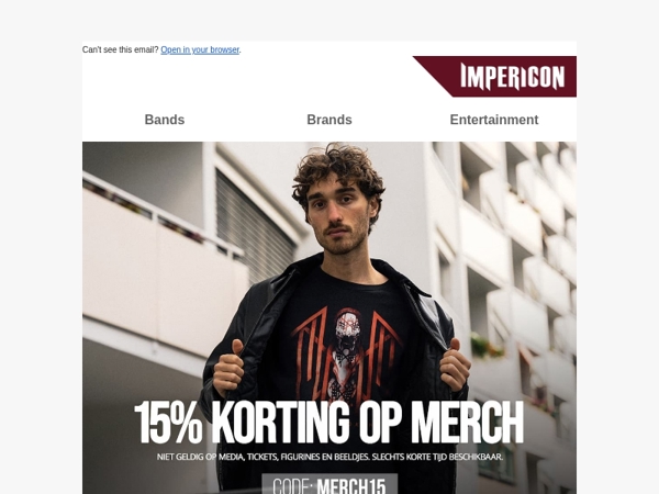 🧑‍🎄 15% korting op merch!