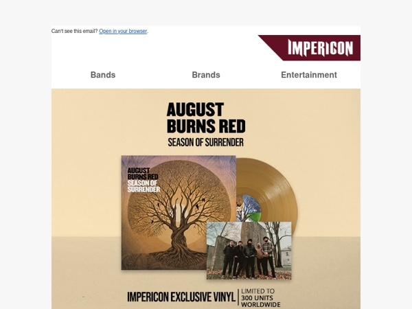 🤘August Burns Red: Exclusive album pre-order