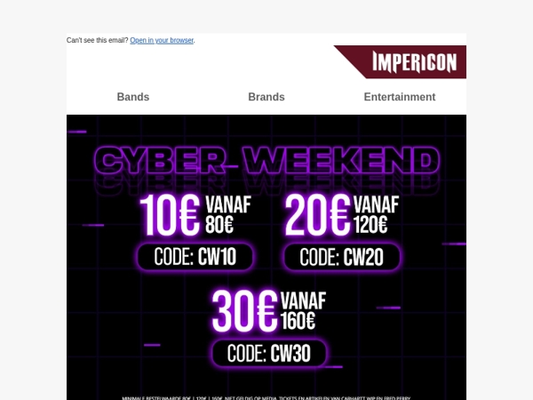 🤖⚡ Mega kortingen voor Cyber Weekend!