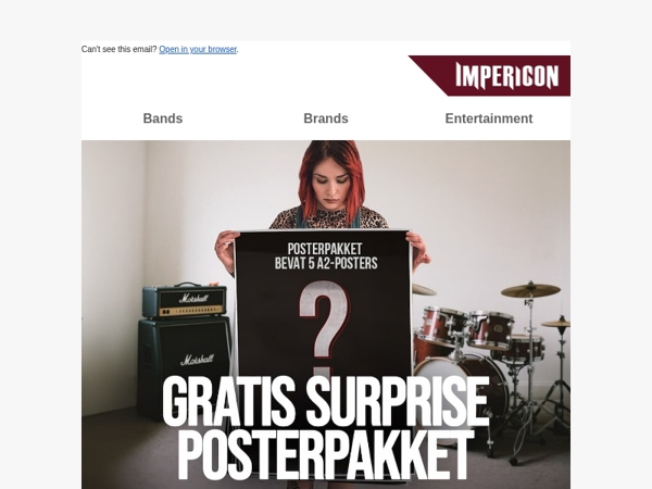 🚨 Laatste kans op je gratis verrassingsposterpakket!