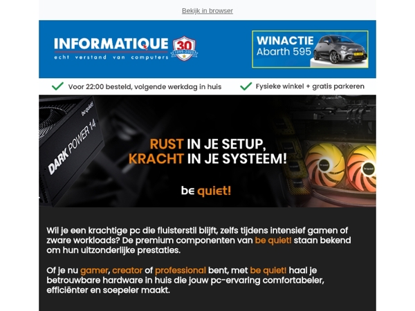 Krachtig gamen zonder storend geluid 🤫