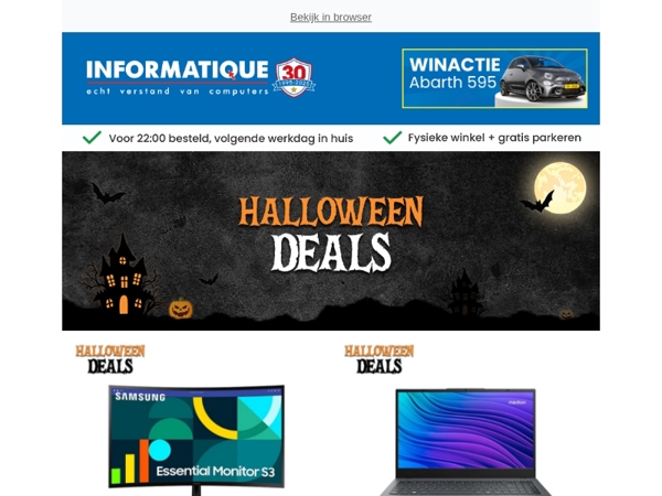 Trick or Treat: De beste Halloween-deals 🎃