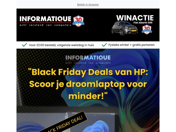 Black Friday Deals op HP laptops💻