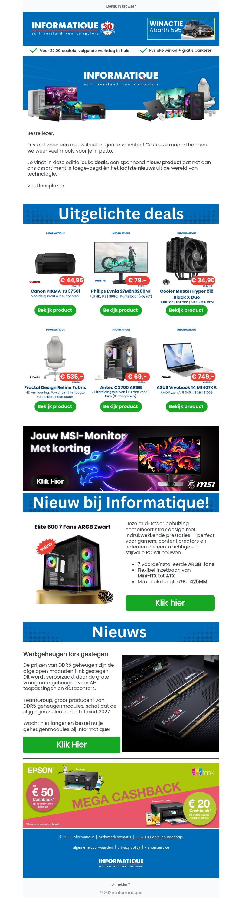 🖥️ Laat je verrassen door Informatique 🖥️ 🖥️ Laat je verrassen door Informatique 🖥️