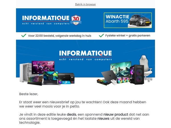 🖥️ Laat je verrassen door Informatique 🖥️