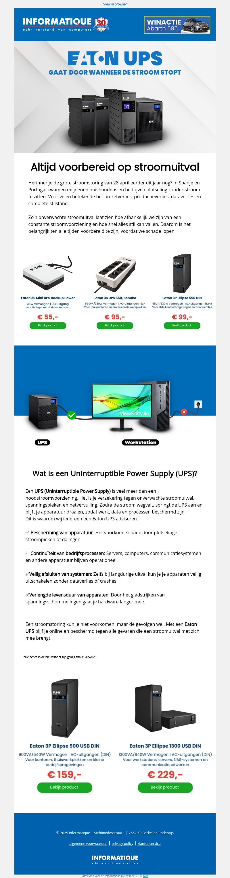 Stroomuitval? ⚡ Jij blijft gewoon online Stroomuitval? ⚡ Jij blijft gewoon online