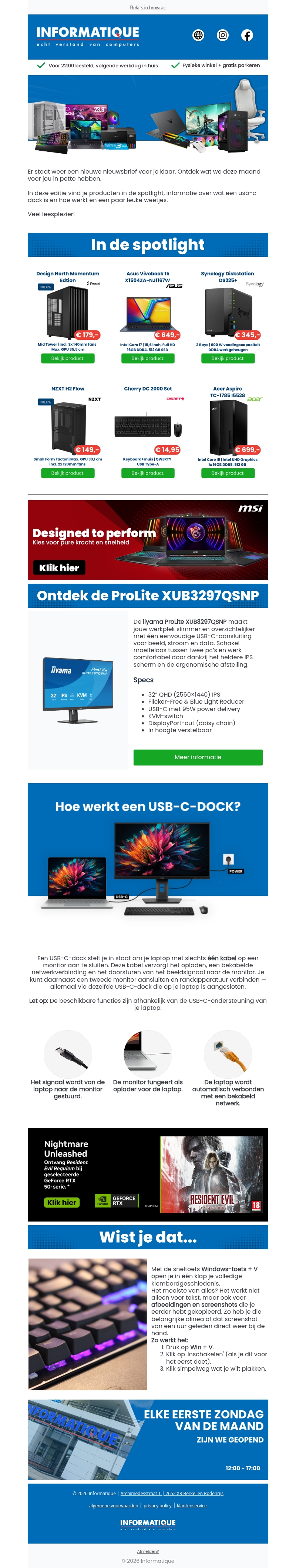 🖥️ Laat je verrassen door Informatique 🖥️ 🖥️ Laat je verrassen door Informatique 🖥️