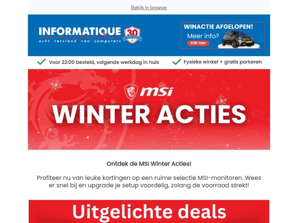 Koele MSI-acties om het jaar te starten ❄️