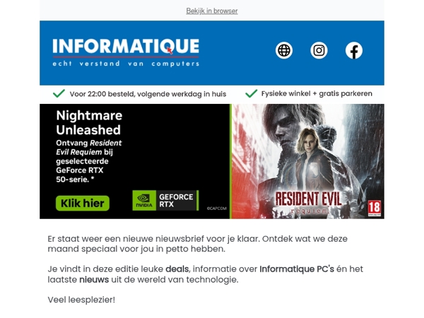 🖥️ Laat je verrassen door Informatique 🖥️