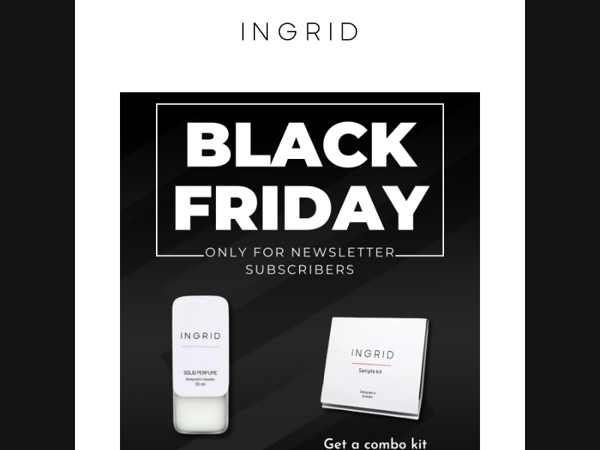 Free Combo Kit! Only for newsletter subscribers.