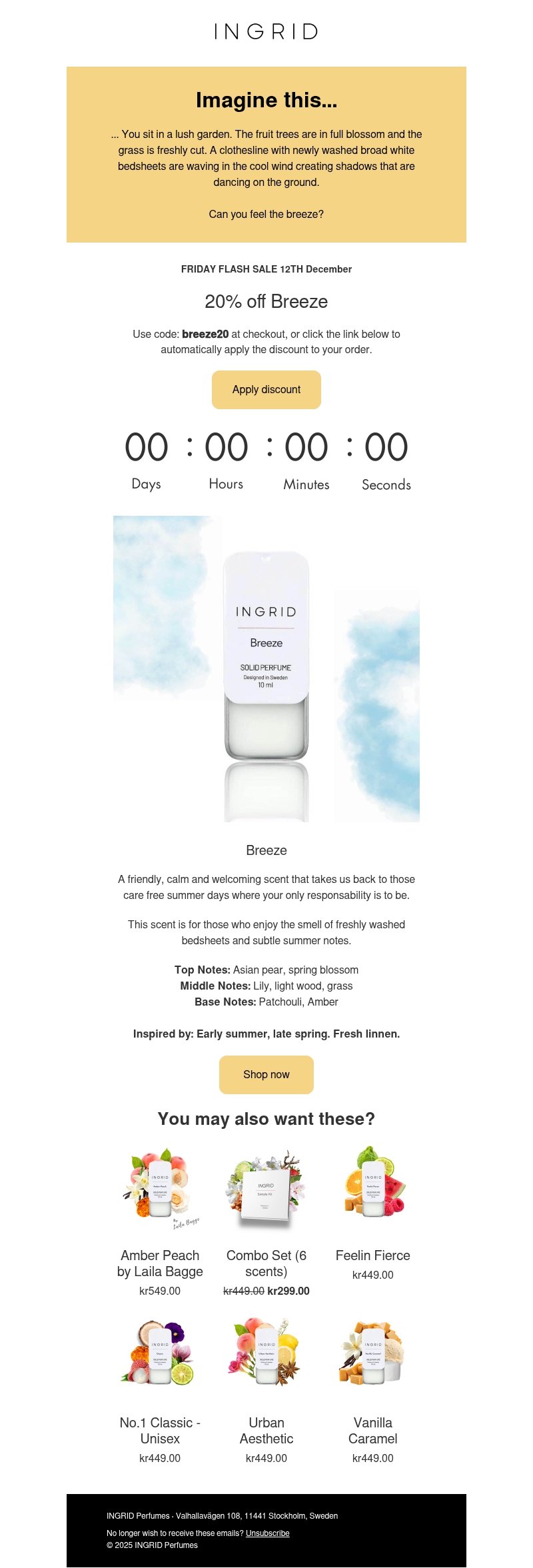Ho ho ho! Friday FLASH SALE: December top seller Breeze! Ho ho ho! Friday FLASH SALE: December top seller Breeze!
