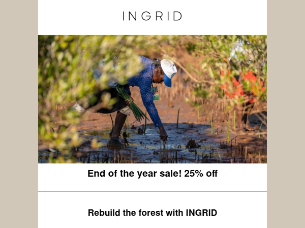 Order your new scent and help us rebuild the rain forest