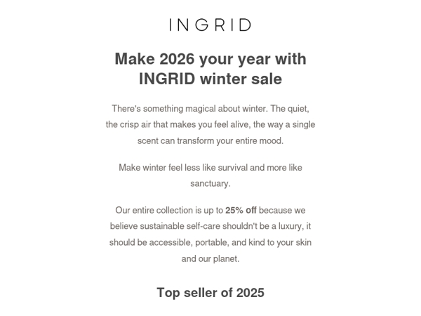 Make 2026 your year with our winter sale!