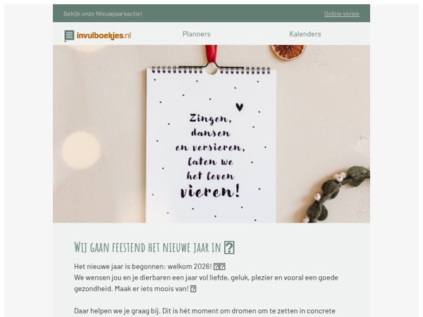 📢 Nieuwjaarsactie!