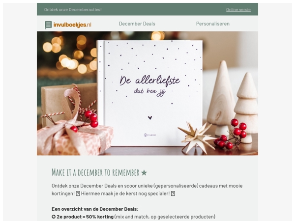 🎁 Invulboekjes Kerst shop!