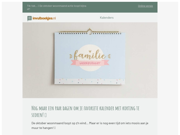 🗓️ Laatste kans: tot 20% korting op alle kalenders