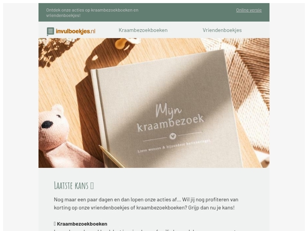 📢 Profiteer nog heel even van onze mooie acties!