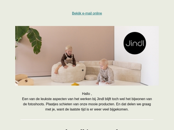 📸 Nieuwe foto's van Jindl producten