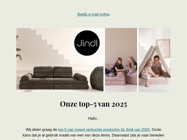 🫶Inspiratie! De top-5 van Jindl in 2025
