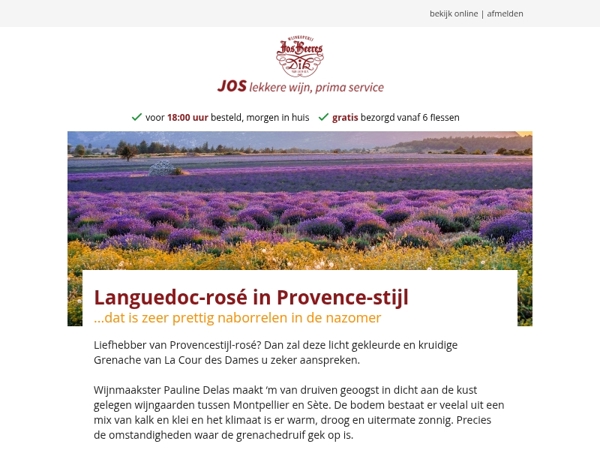 Languedoc-rosé in Provence-stijl