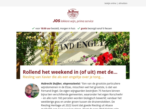 Rollend het weekend in (of uit) met de...