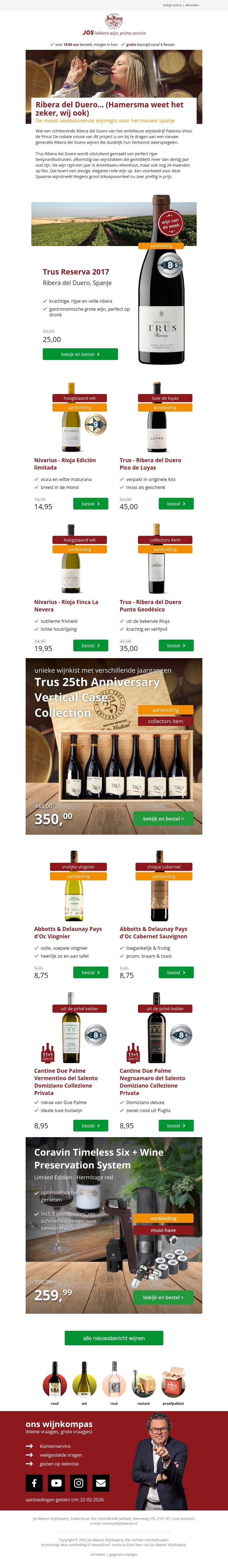 Ribera del Duero... ...(Hamersma weet het zeker, wij ook) Ribera del Duero... ...(Hamersma weet het zeker, wij ook)