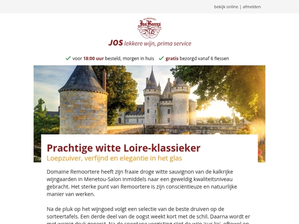 Prachtige witte Loire-klassieker