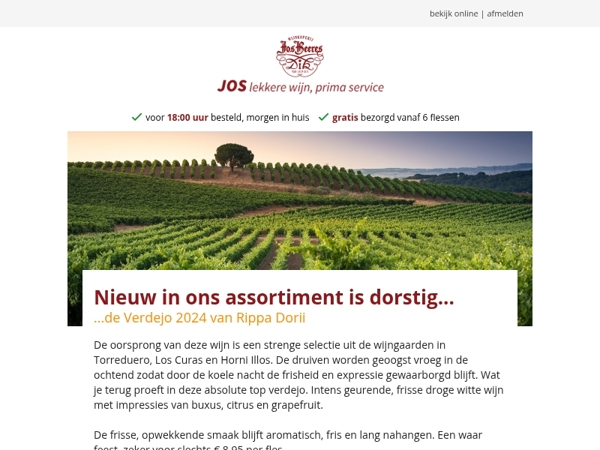 Nieuw in ons assortiment is dorstig...