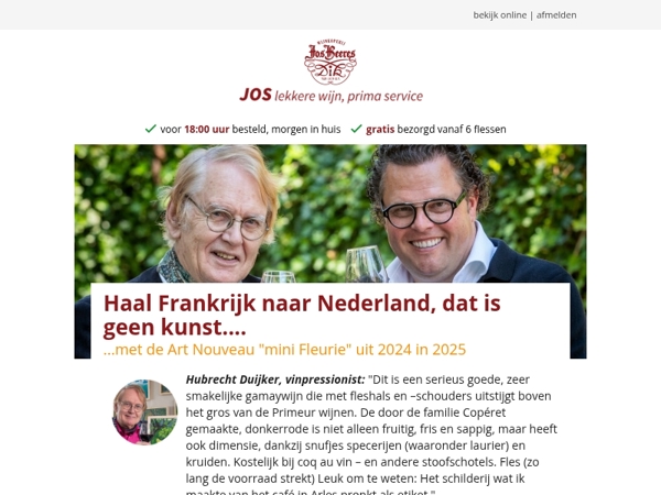 Haal Frankrijk naar Nederland, dat is geen kunst....