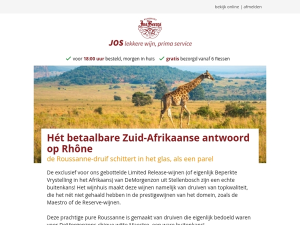 Hét betaalbare Zuid-Afrikaanse antwoord op Rhône