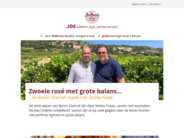 Zwoele rosé met grote balans...