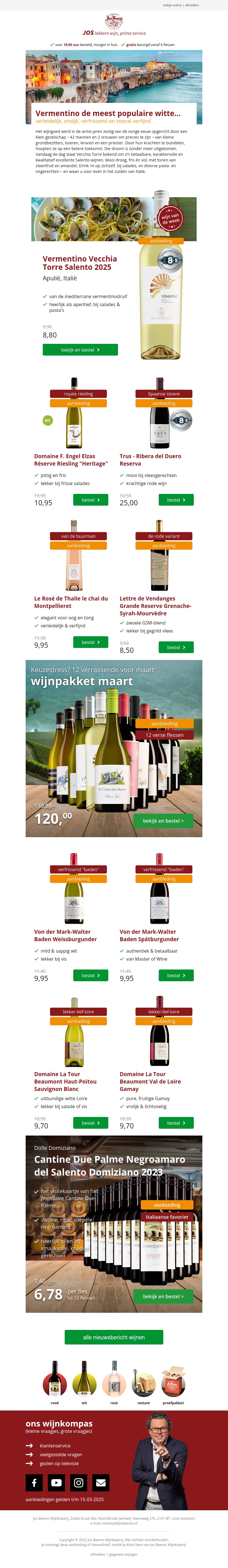 Vermentino de meest populaire witte... Vermentino de meest populaire witte...