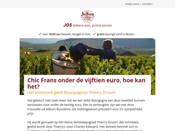 Chic Frans onder de vijftien euro, hoe kan het?