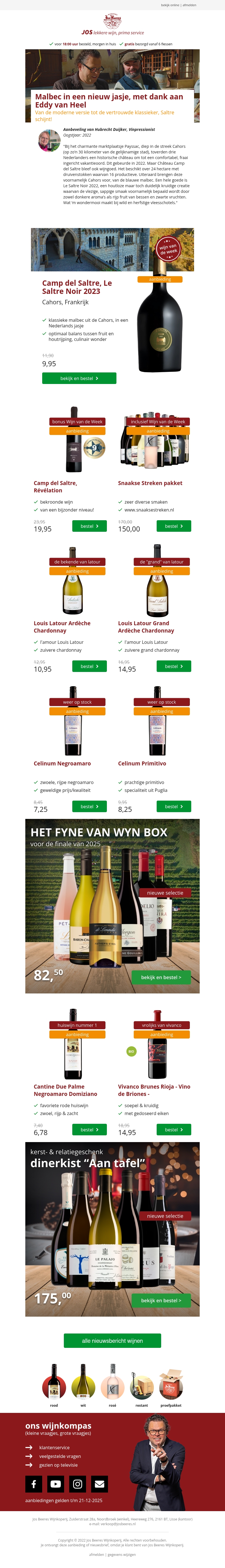 Malbec in een nieuw jasje, met dank aan Eddy van Heel Malbec in een nieuw jasje, met dank aan Eddy van Heel