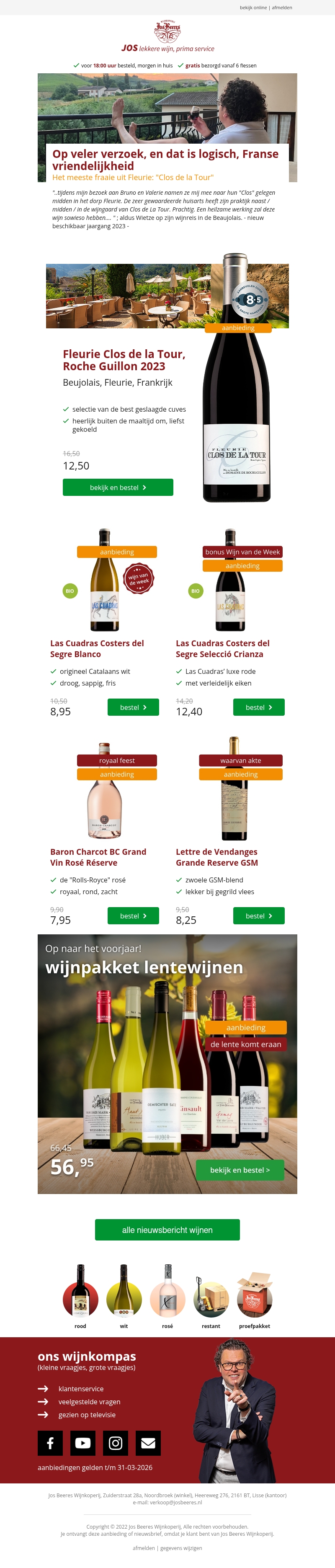 Op veler verzoek, en dat is logisch, Franse vriendelijkheid Op veler verzoek, en dat is logisch, Franse vriendelijkheid
