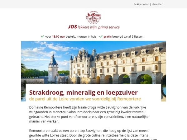 Strakdroog, mineralig en loepzuiver