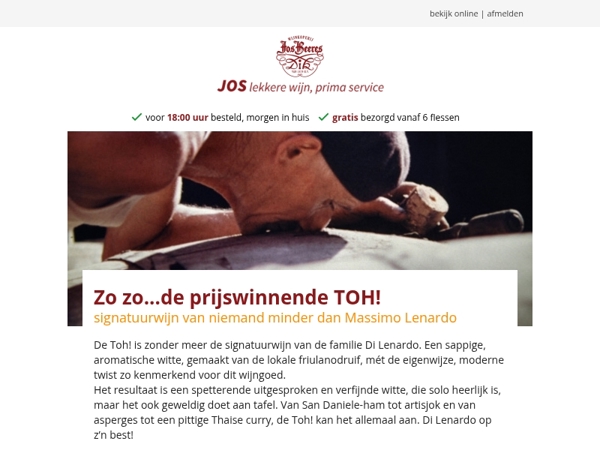 Zo zo...de prijswinnende TOH!