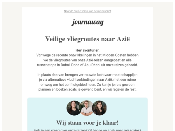 Zonder risico naar Azië reizen