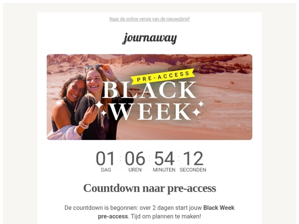 Black Week pre-access: nog maar 48 uur tot de start! ⏰