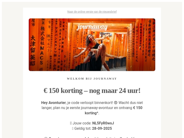 € 150 besparen – maar nog maar 24 uur 😱