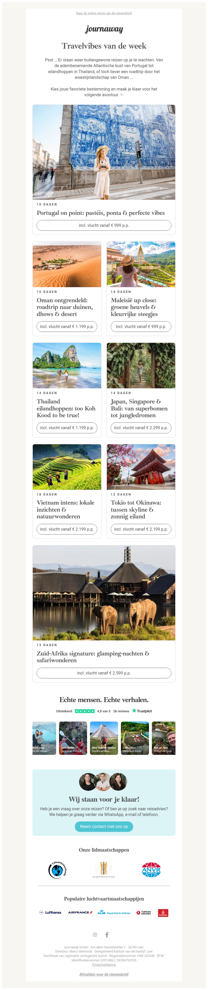 Last van reislust? Hier vind je nieuwe bucketlistmomenten Last van reislust? Hier vind je nieuwe bucketlistmomenten