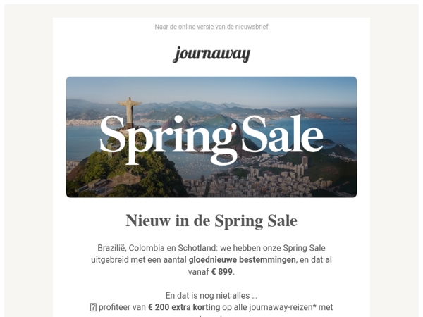 Nieuw in de Spring Sale: Brazilië, Colombia, Schotland en meer 🌍