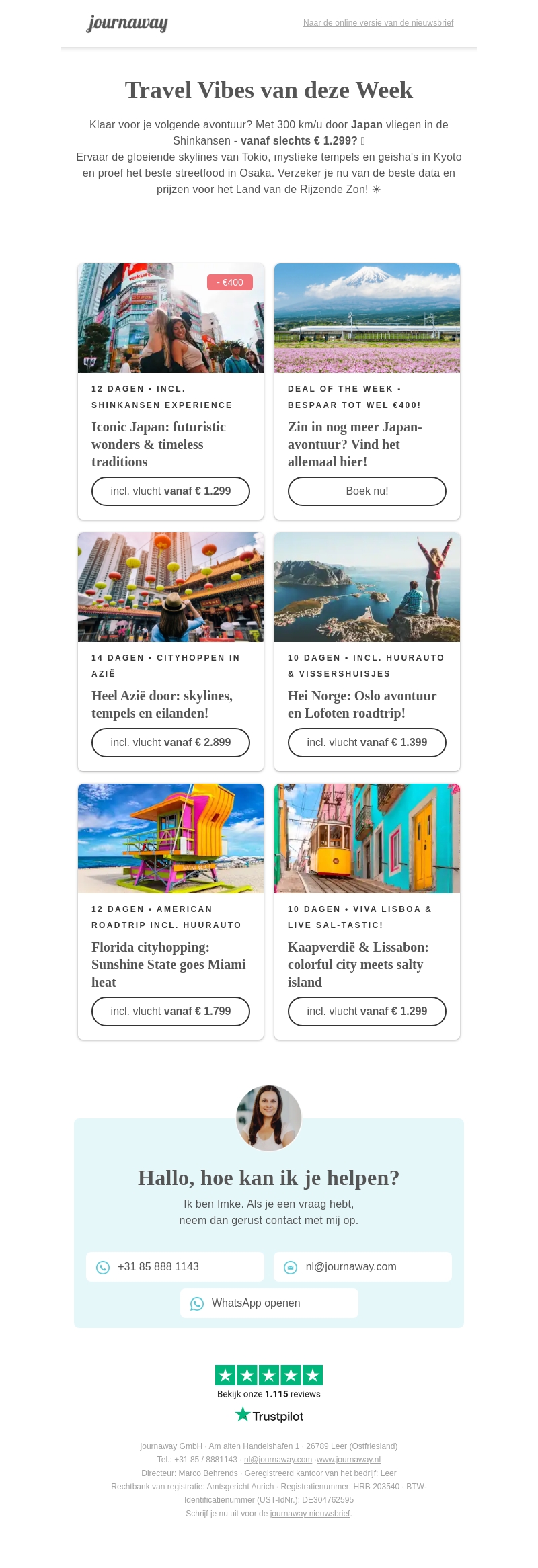 Japan vanaf € 1.299 🚂 Japan vanaf € 1.299 🚂