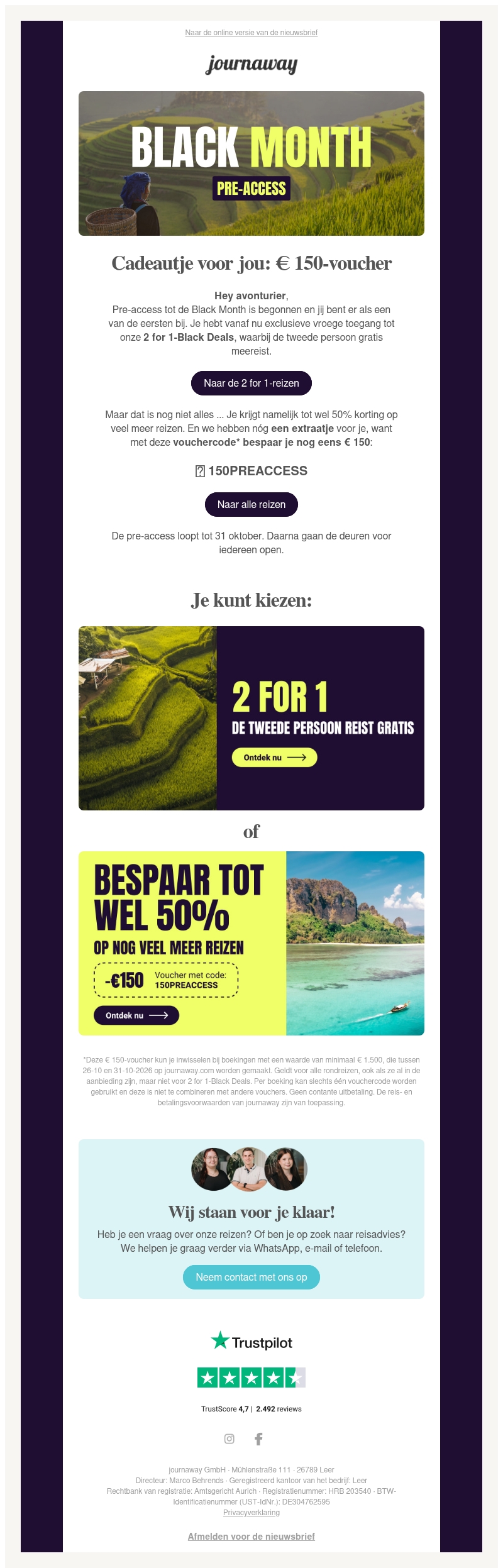 Laatste mail: Black Friday deals