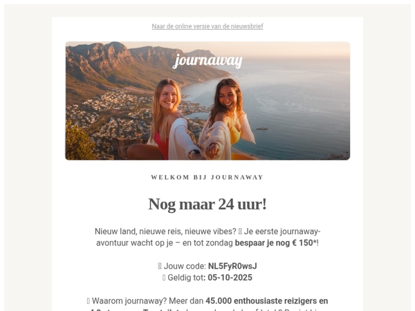 Laatste kans Avonturier – spaar nog maar tot morgen! 🤯