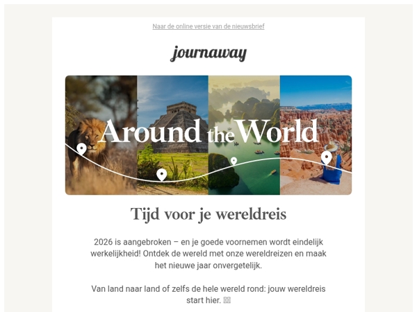 Hallo 2026, hallo wereldreis! 🌍