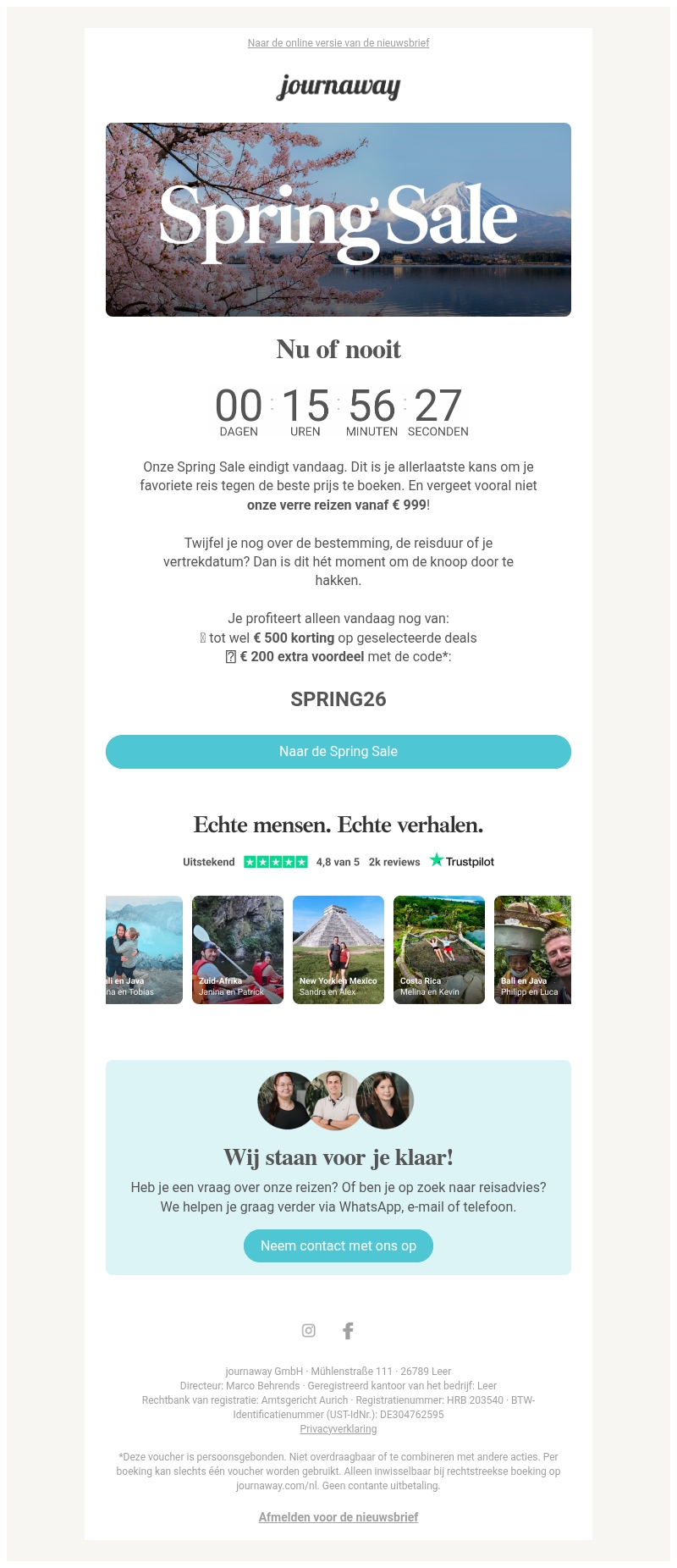 Laatste 24 uur van de Spring Sale ⏰ Laatste 24 uur van de Spring Sale ⏰