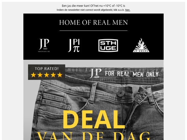 Jeans voor € 49,99 👖 Deal van de dag!