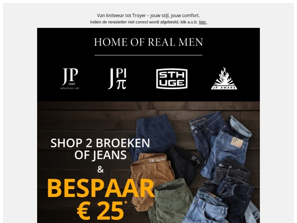 Shop 2 broeken of jeans & bespaar € 25 👖
